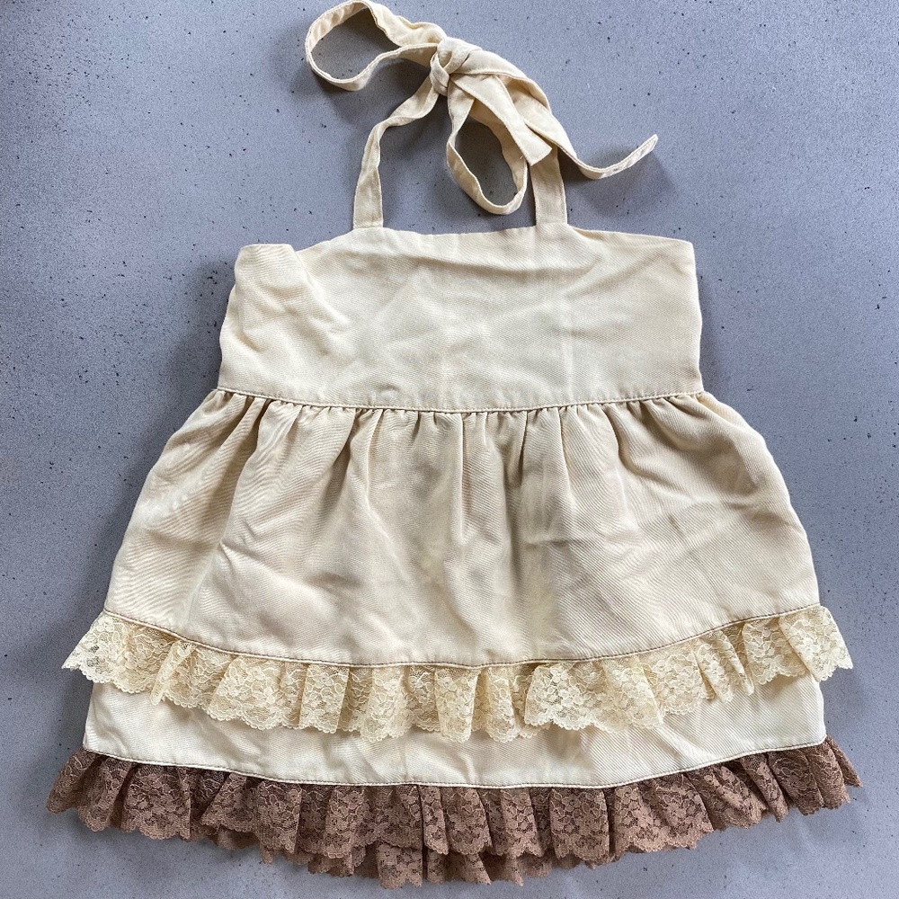 Matilda Jane Antique White Ellie Top Size 2